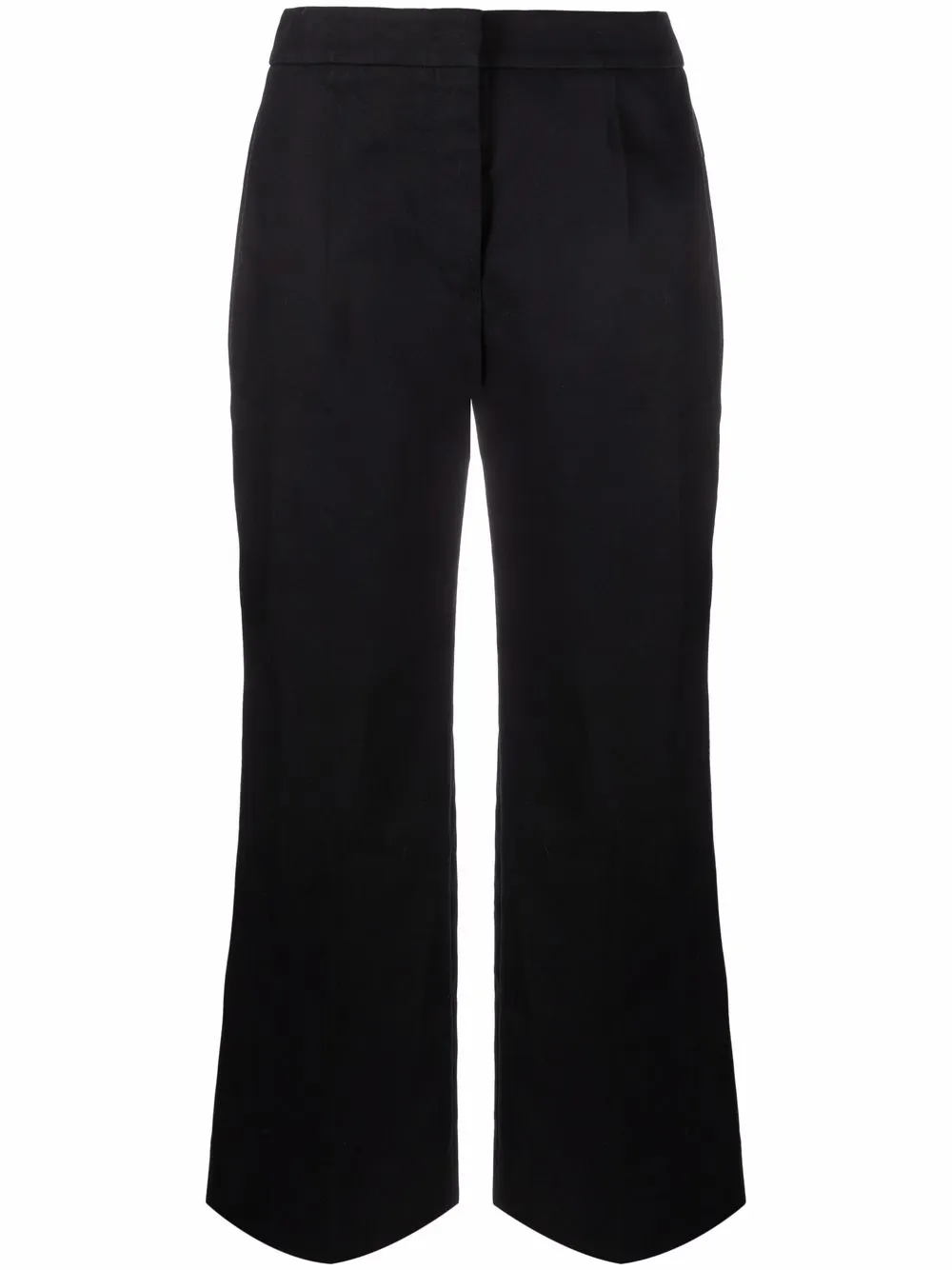 

Jil Sander pantalones capri anchos - Negro