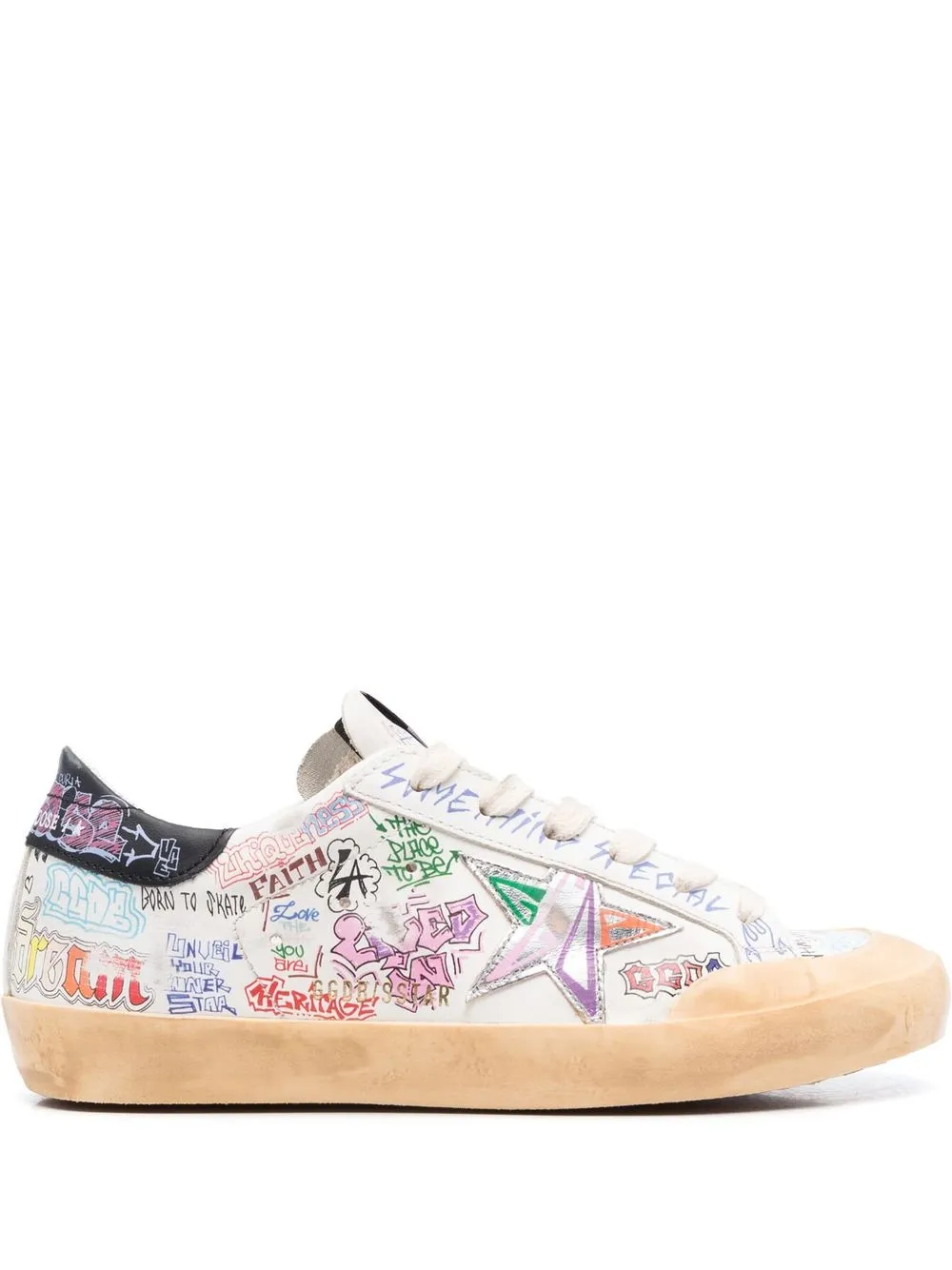 

Golden Goose tenis bajos Super-Star - Blanco