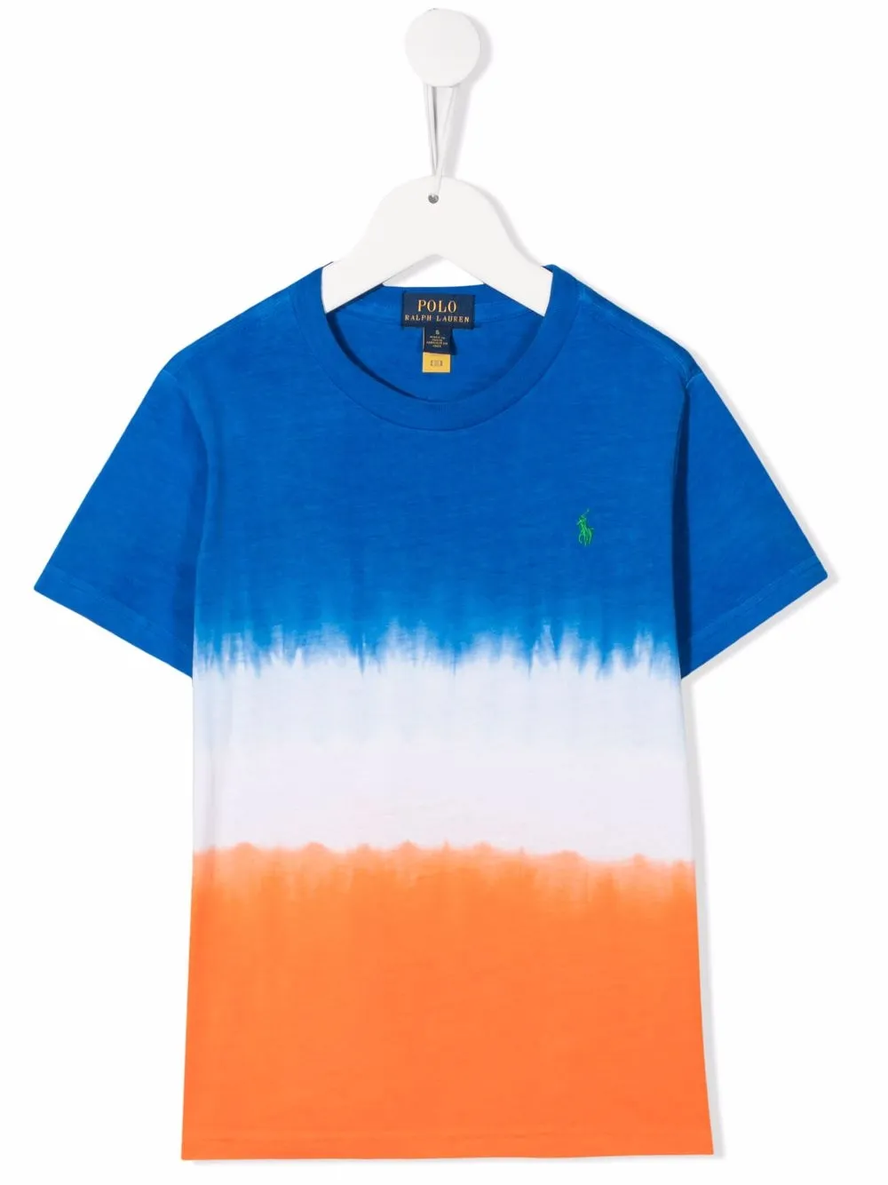 

Ralph Lauren Kids playera con estampado tie-dye - Azul