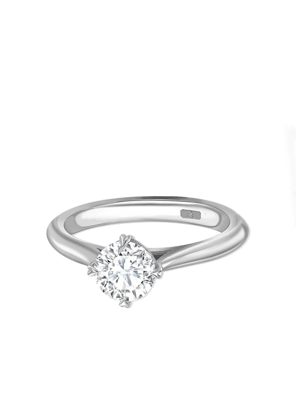 

Pragnell anillo Windsor con un diamante - Plateado