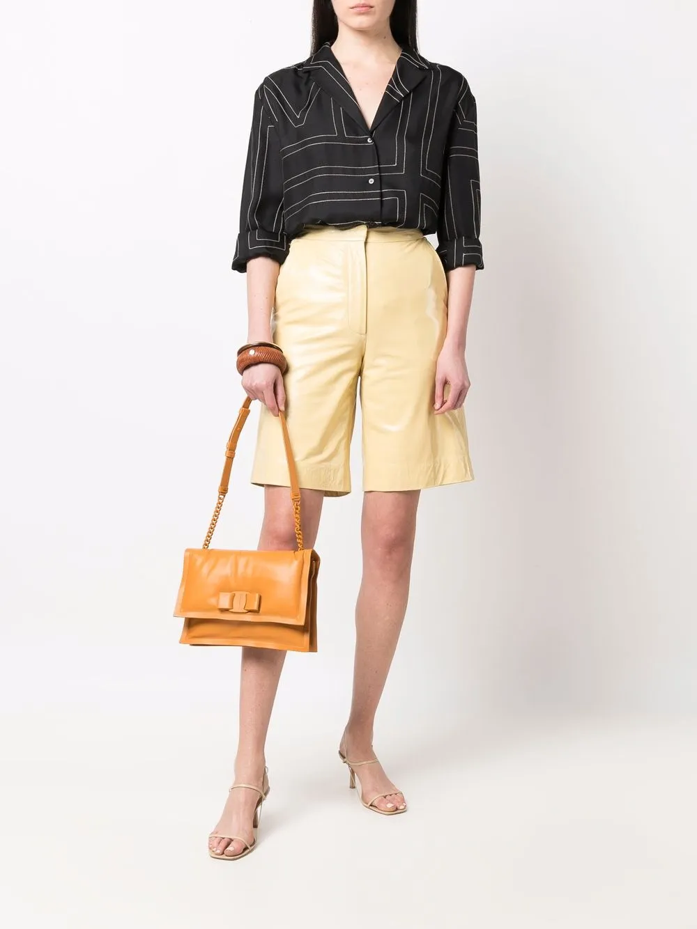 Salvatore Ferragamo Vara bowembellished Shoulder Bag Farfetch