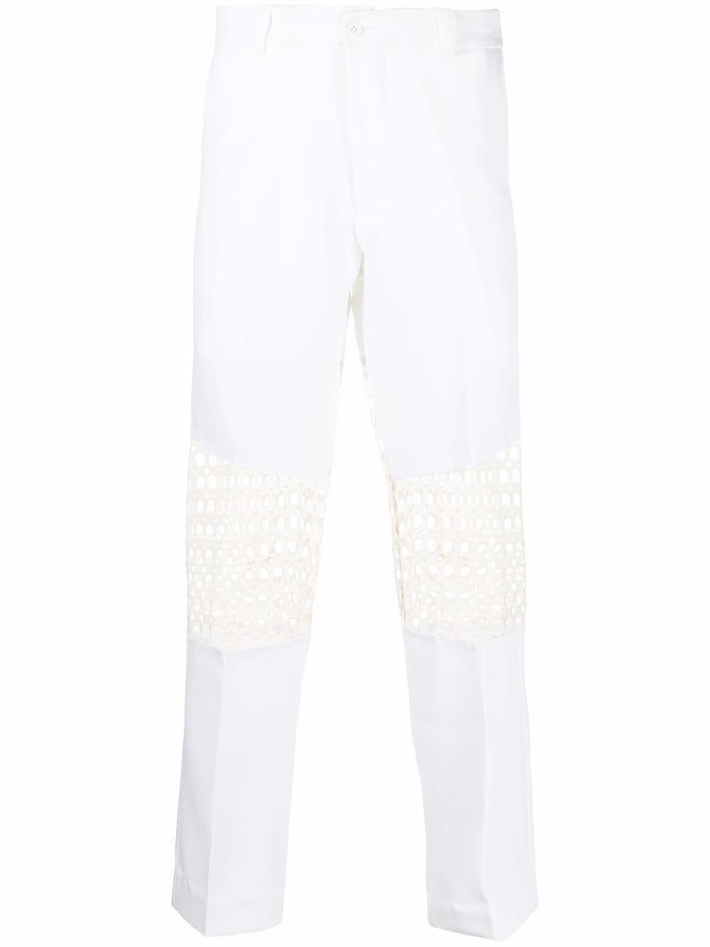 фото Tokyo james crochet-detail trousers