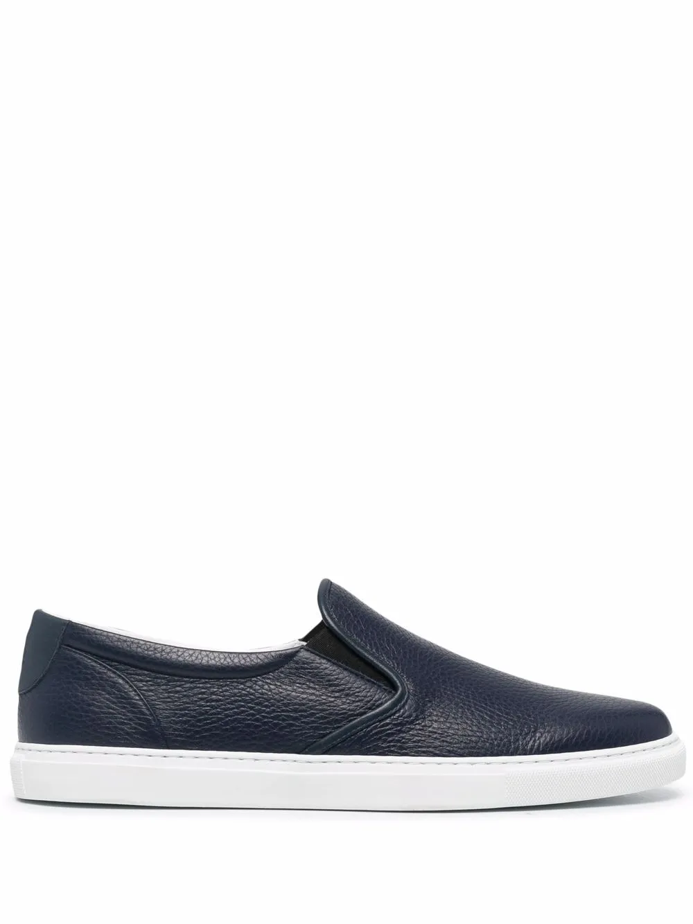 

Corneliani slip-on leather sneaker - Blue