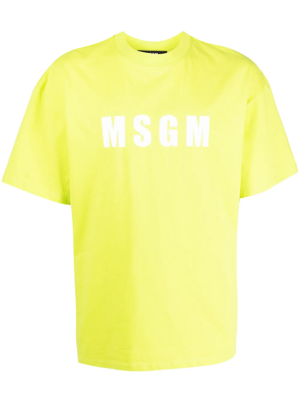 

MSGM playera con logo estampado - Verde