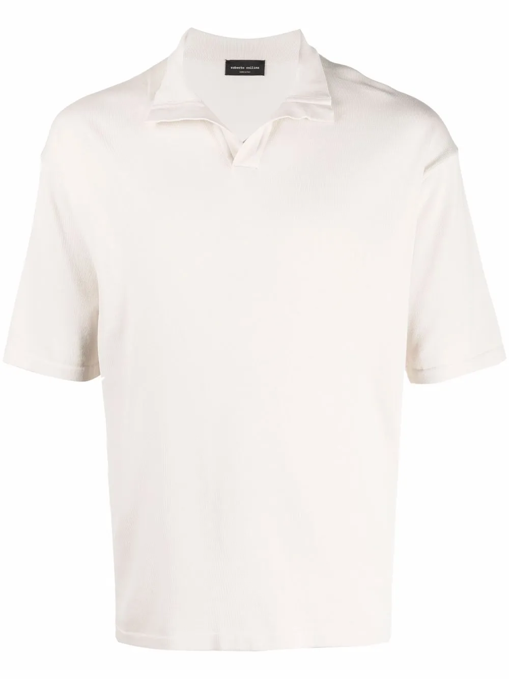 

Roberto Collina playera tipo polo de manga corta - Neutro