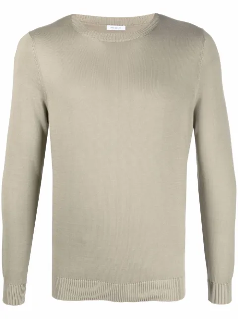 Malo crew neck cotton jumper