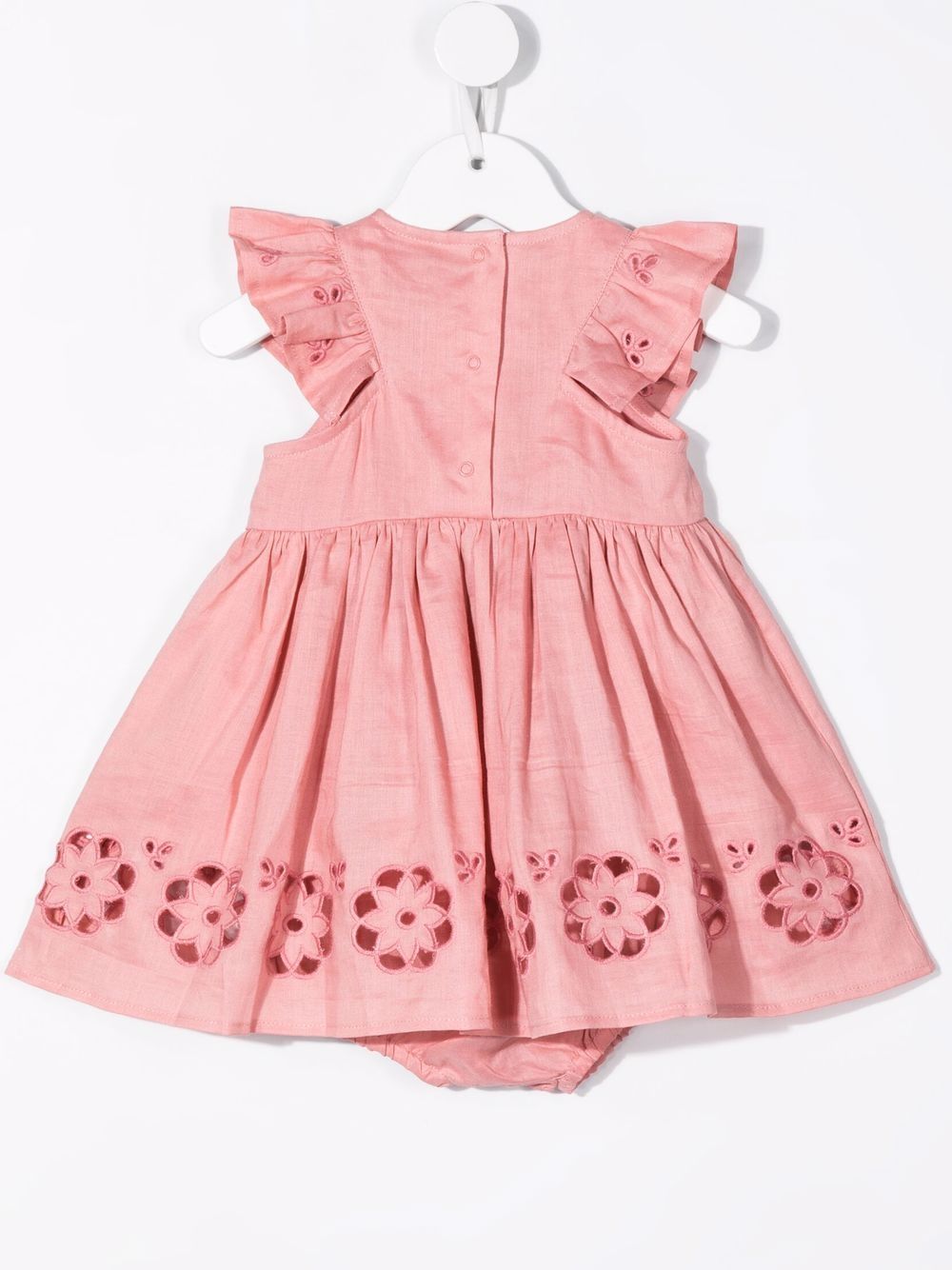 Stella McCartney Kids Midi-jurk met uitgesneden details - Roze