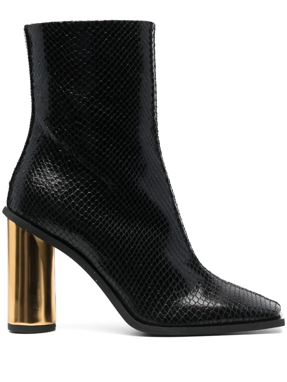 

Just Cavalli 90mm snakeskin-effect ankle boots - Black