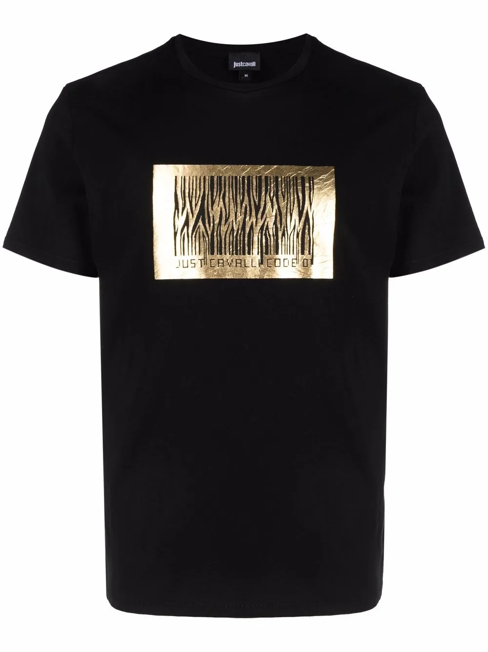 

Just Cavalli playera con logo estampado - Negro