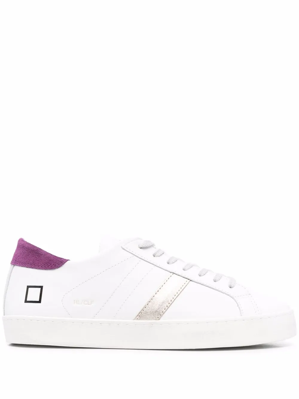 

D.A.T.E. logo-print low top sneakers - White