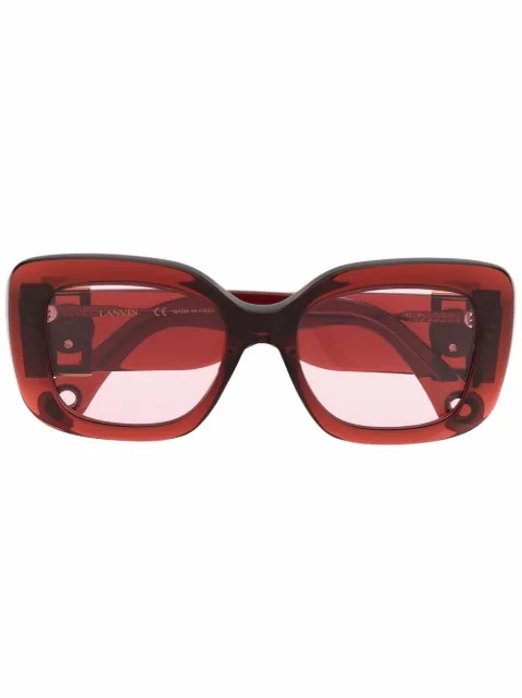 Lanvin lentes de sol con armazón oversize 