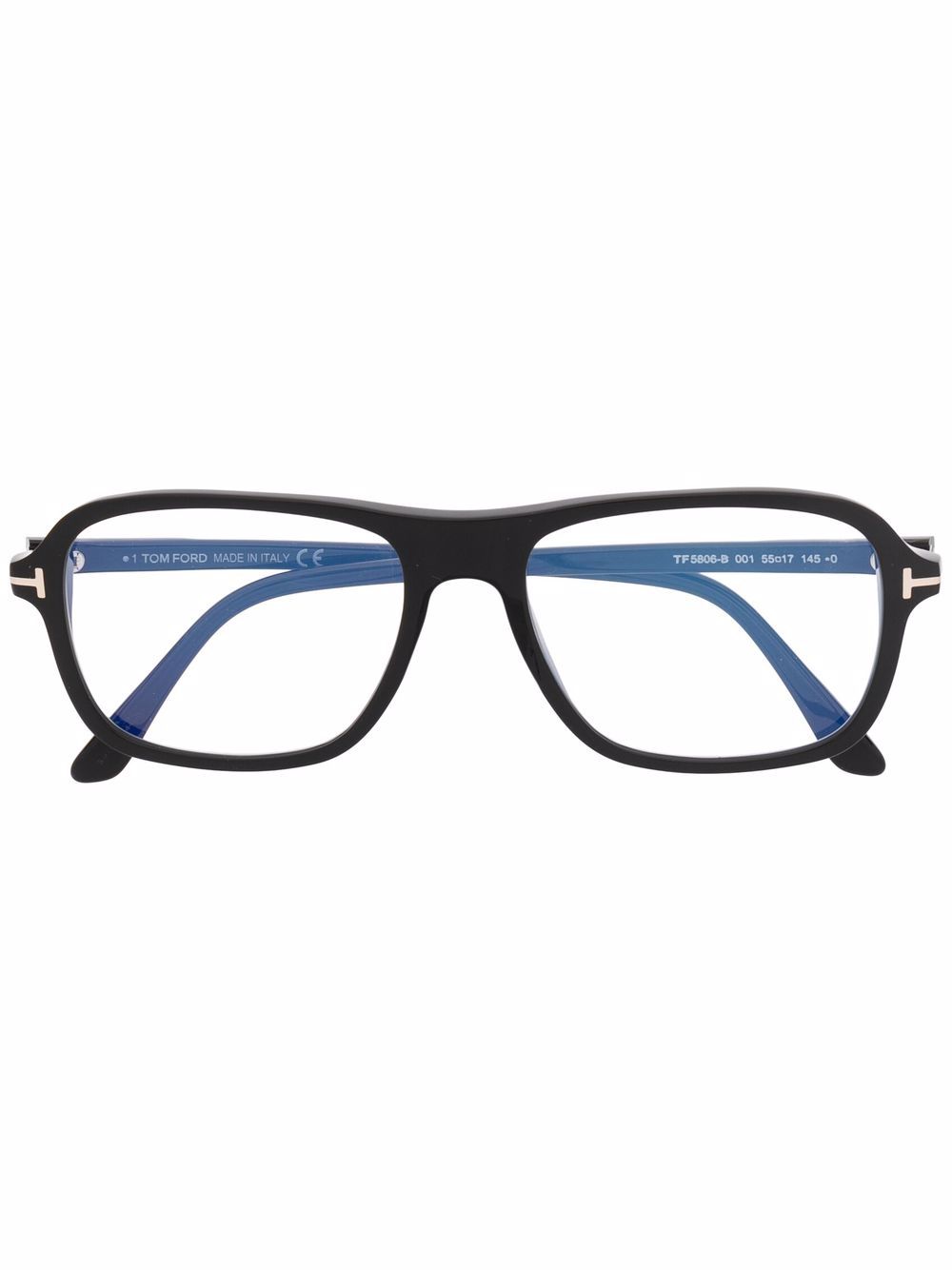 TOM FORD Eyewear FT5806B rectangular glasses - Black