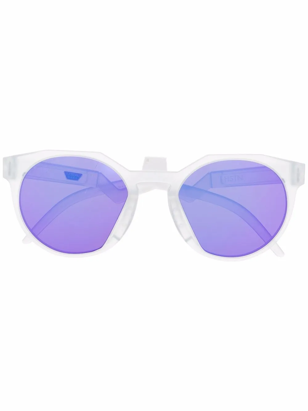 

Oakley lentes de sol con armazón redonda - Blanco