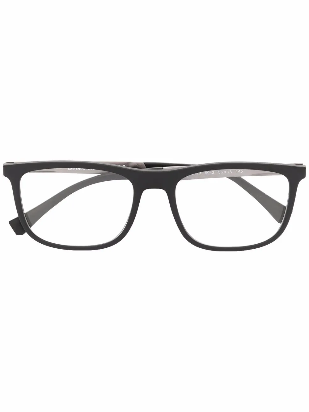 

Emporio Armani matte square-frame sunglasses - Black