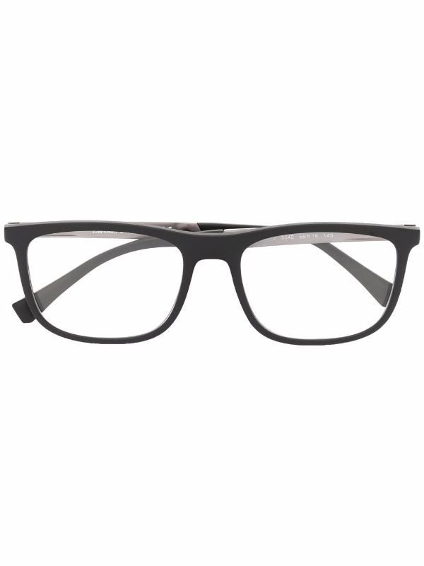 Emporio Armani Matte square-frame Sunglasses - Farfetch