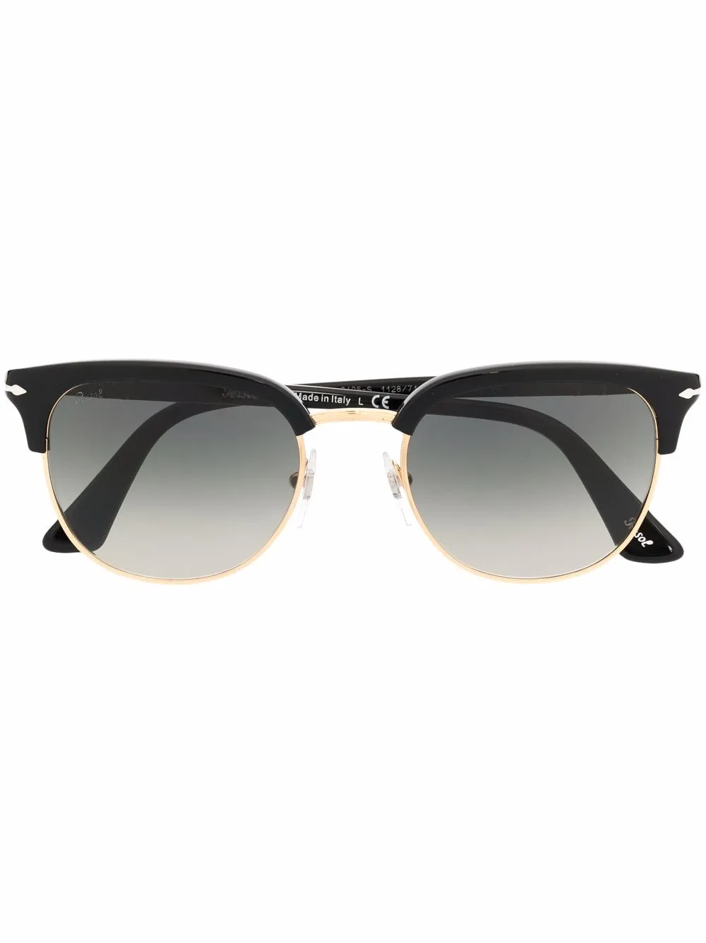 

Persol lentes de sol con armazón redonda - Negro