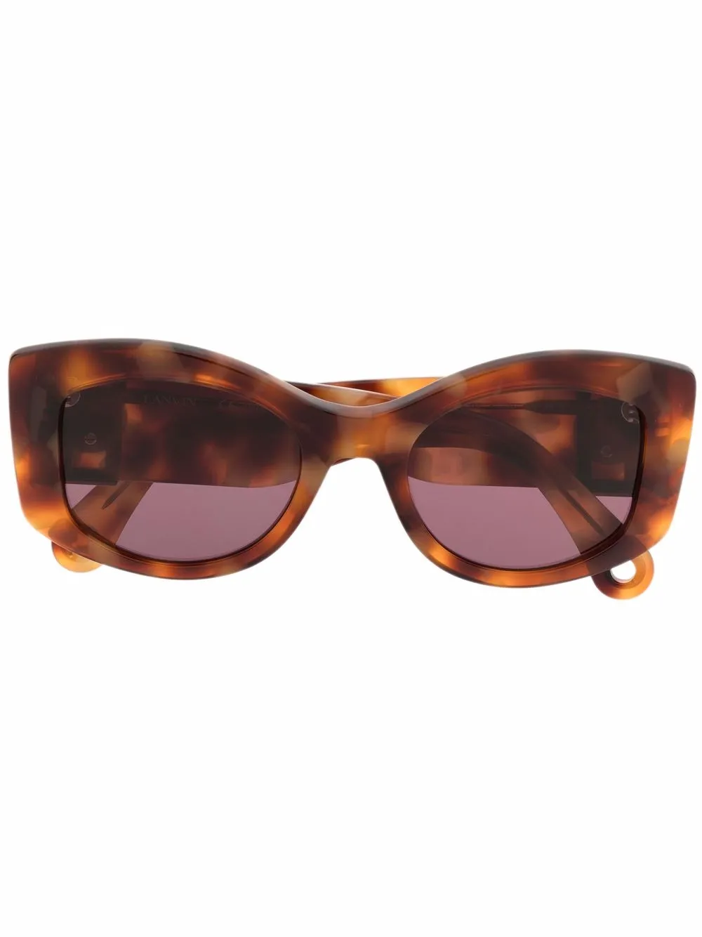 

Lanvin lentes de sol con armazón oversize - Marrón