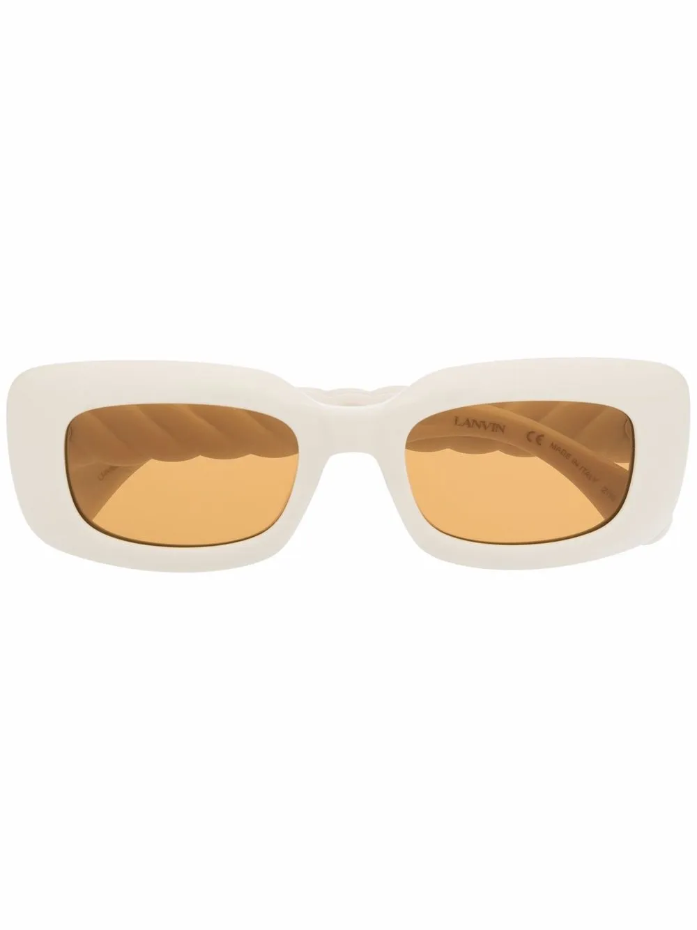 

Lanvin tinted rectangle-frame sunglasses - White