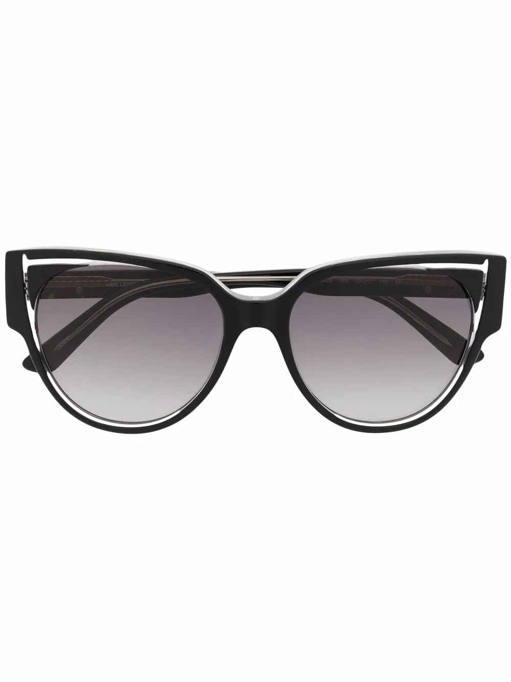 

Karl Lagerfeld gradient cat-eye sunglasses - Black