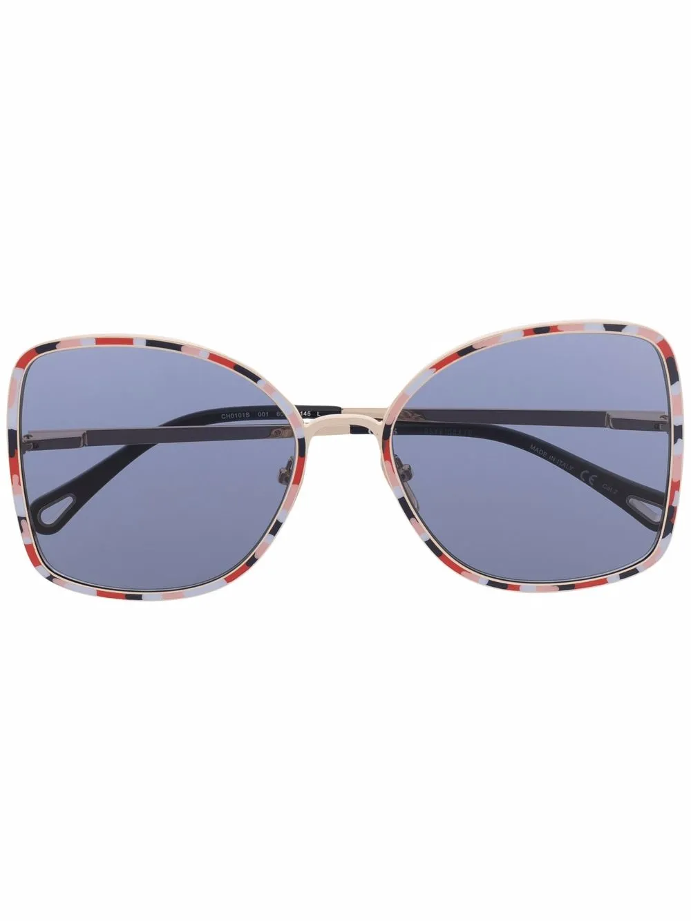 

Chloé Eyewear oversize-frame sunglasses - Gold