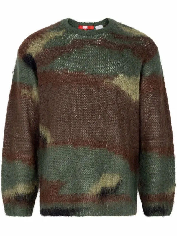 Supreme x Junya Watanabe Brushed Camo Jumper - Farfetch