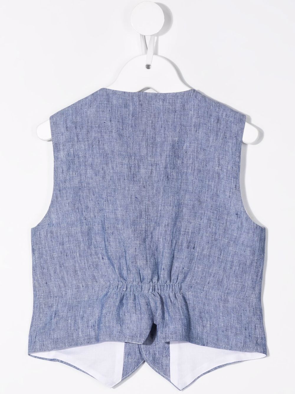 Il Gufo Gilet met V-hals - Blauw