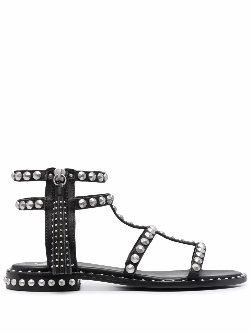 

Ash sandalias Power con apliques - Negro