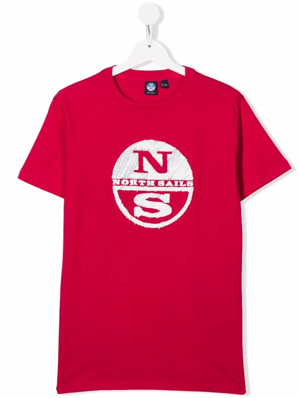 

North Sails Kids playera con logo estampado - Rosado