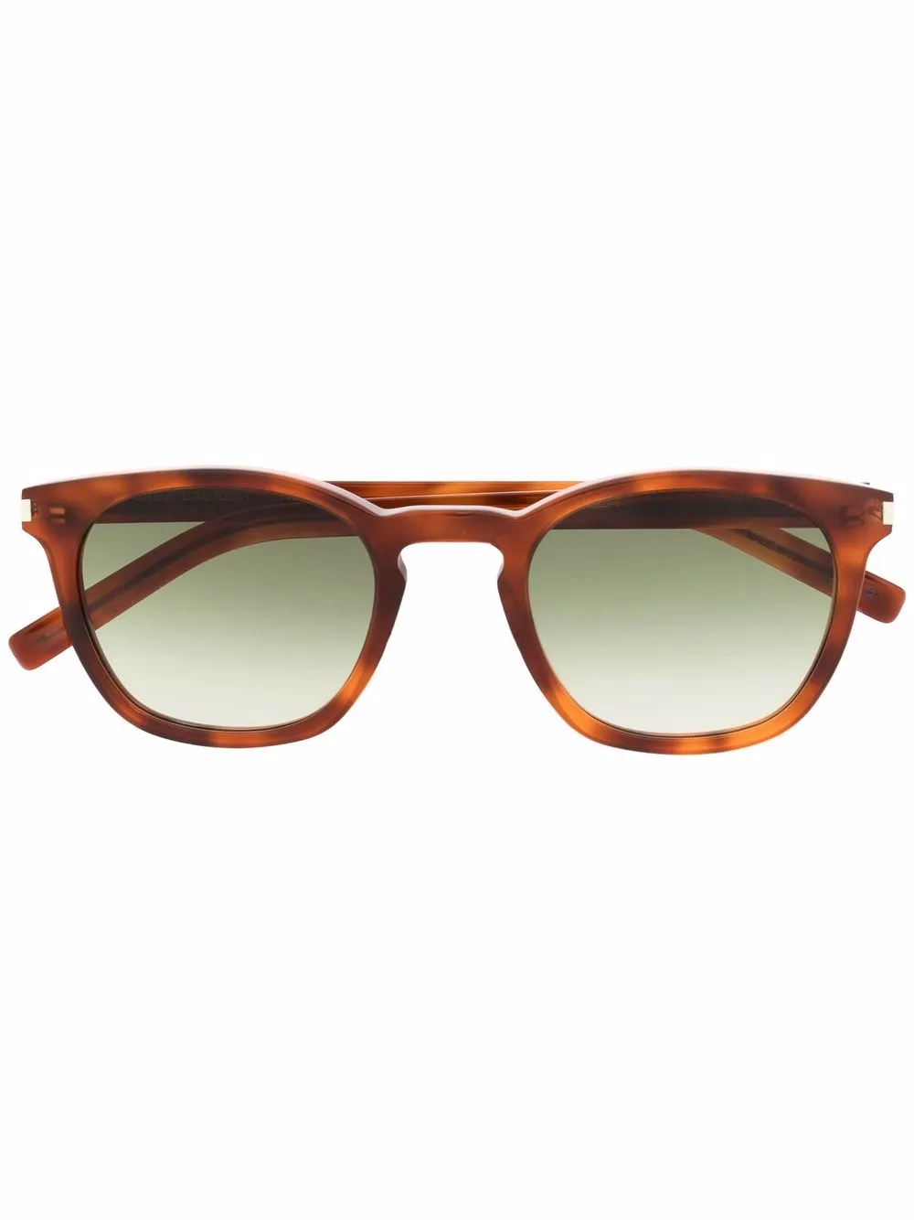 

Saint Laurent Eyewear square-frame tinted sunglasses - Brown