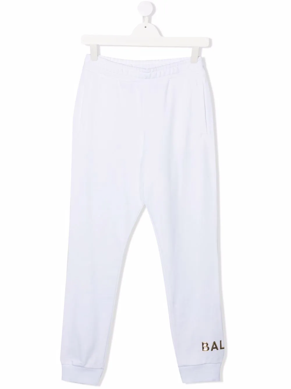 

Balmain Kids logo-print track pants - White