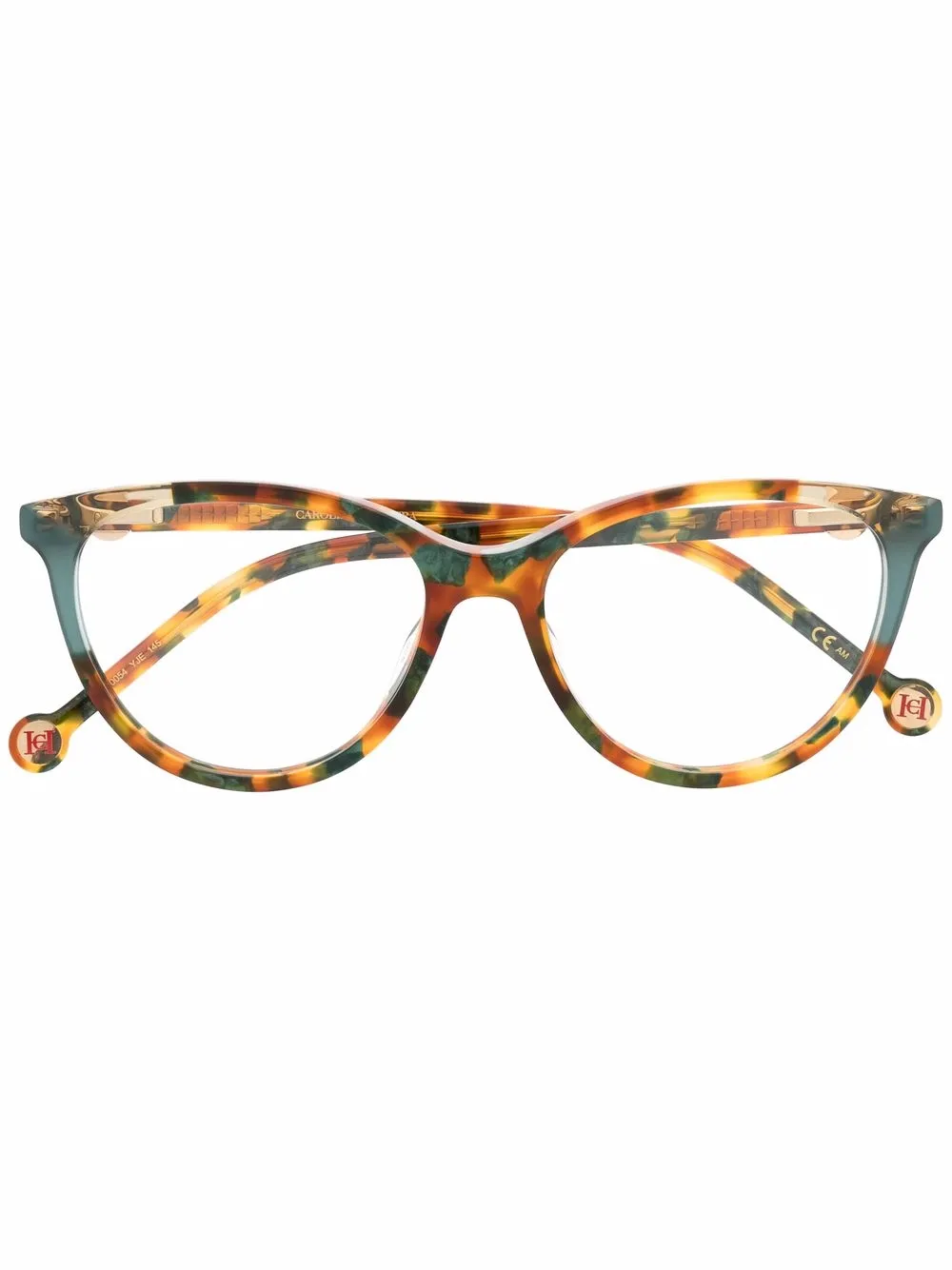 

Carolina Herrera tortoiseshell cat-eye frame - Neutrals