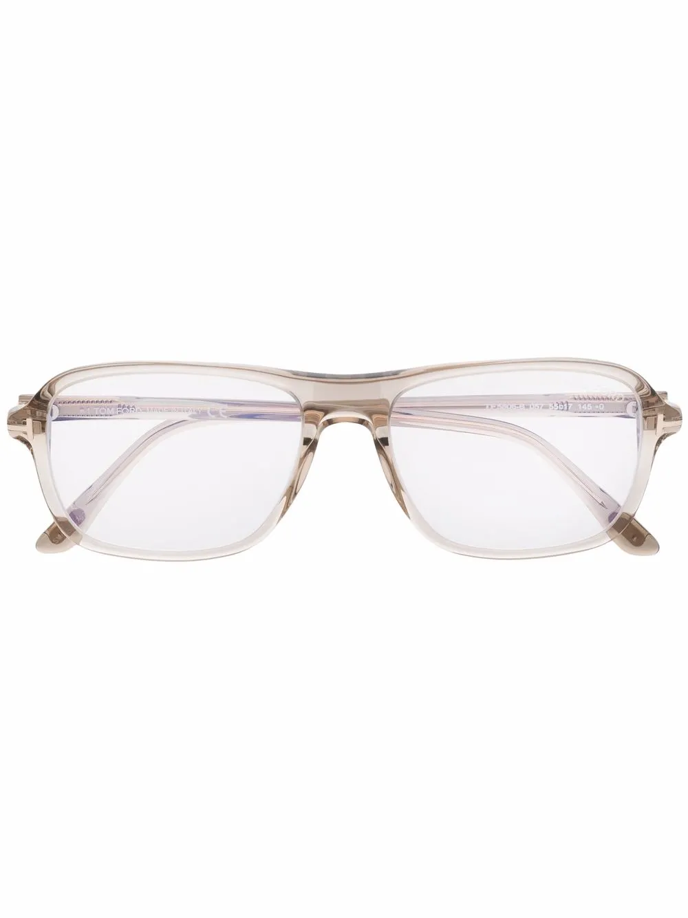 

TOM FORD Eyewear lentes FT5806B con armazón rectangular - Neutro
