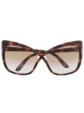 TOM FORD Eyewear FT0943 Jasmin sunglasses - Brown