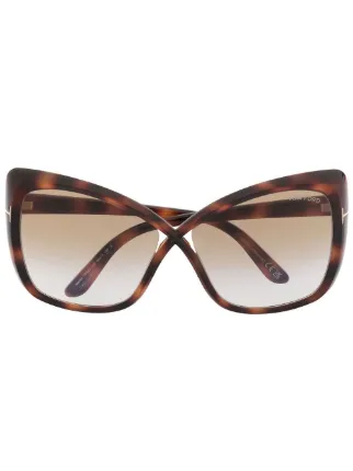 TOM FORD Eyewear FT0943 Jasmin Sunglasses | Brown | FARFETCH