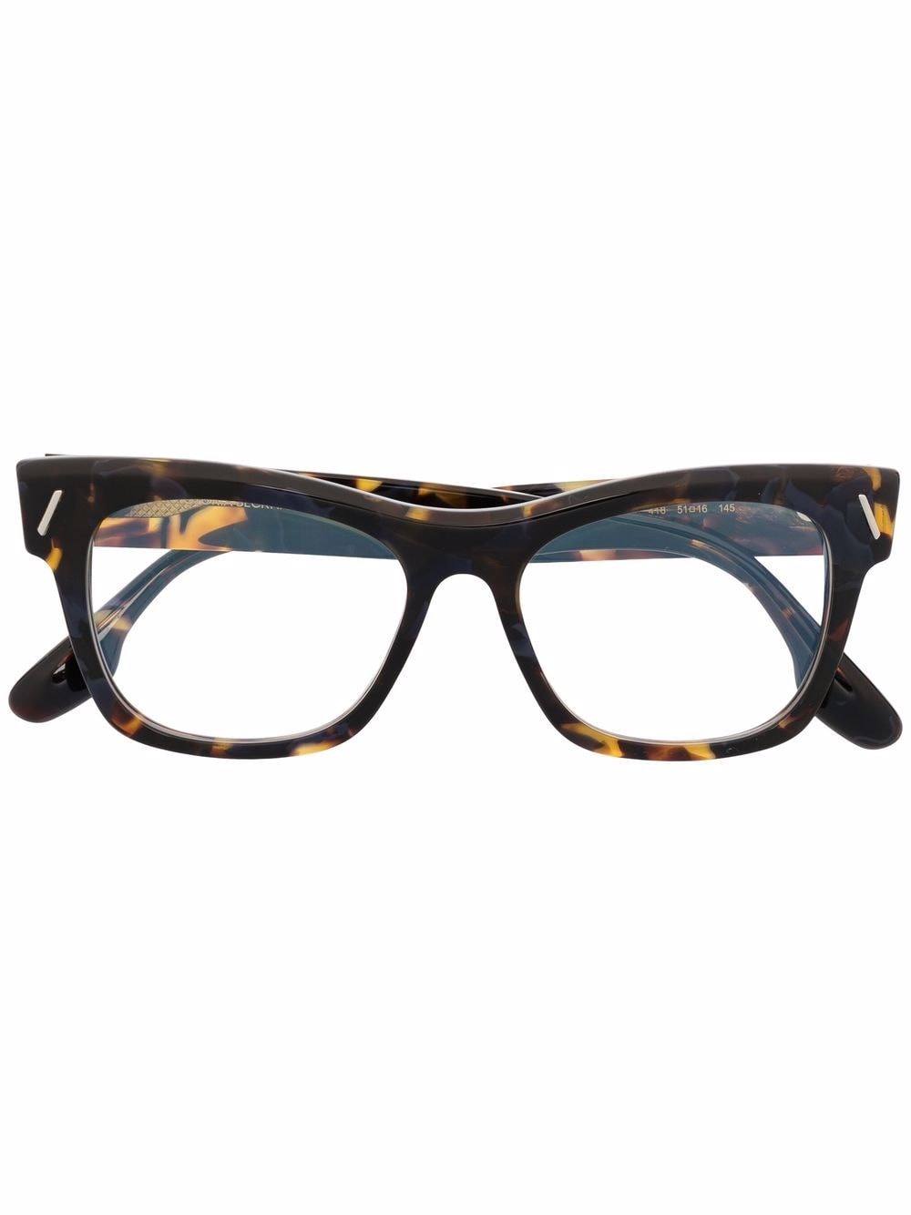 tortoiseshell-frame glasses