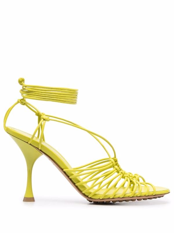 yellow dot sandals