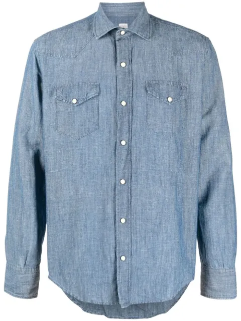 Eleventy button-down fitted shirt 