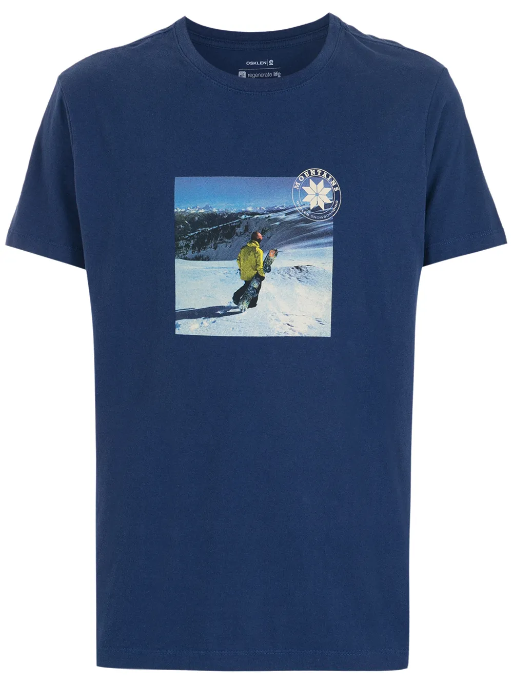 

Osklen playera con estampado de fotografía - Azul