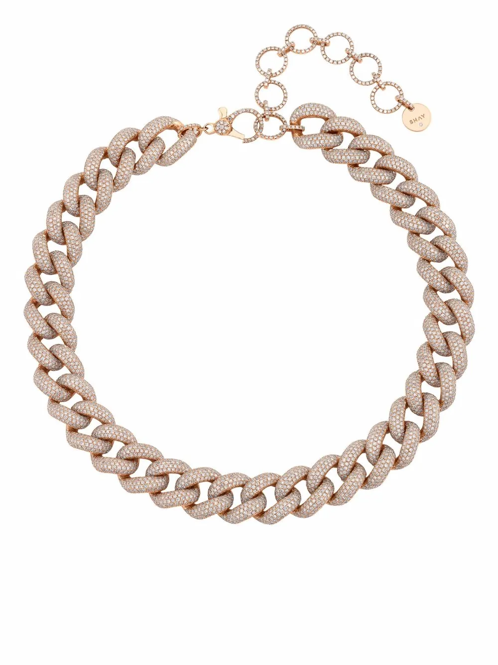 

SHAY gargantilla en oro rosa de 18kt con diamantes - Rosado