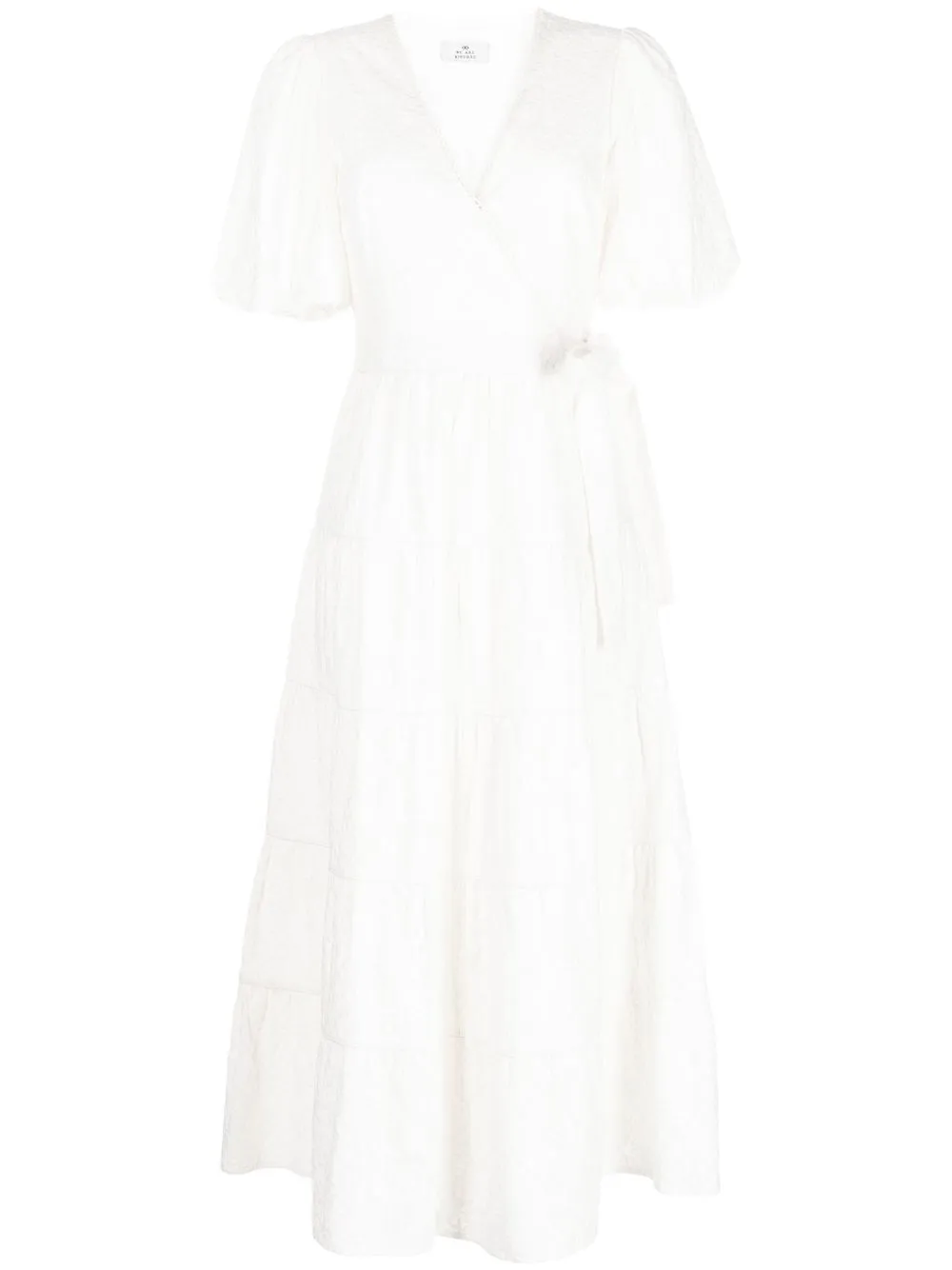 

We Are Kindred vestido midi con diseño cruzado - Blanco