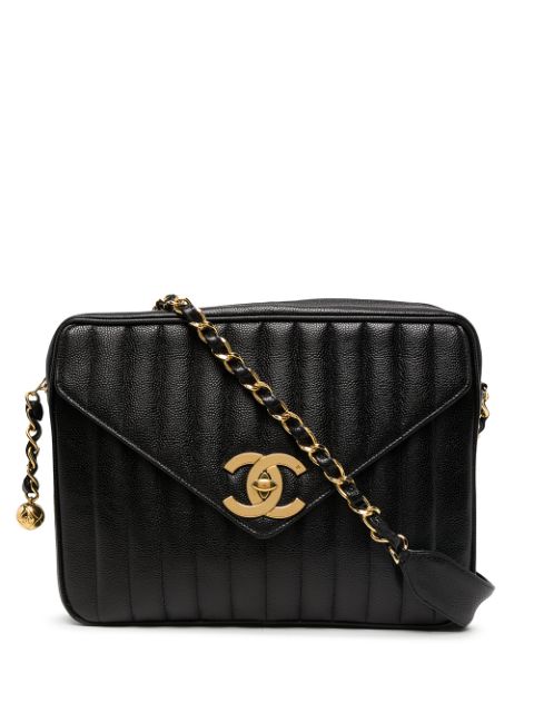 Cheap CHANEL 1995 Jumbo Mademoiselle square-shaped shoulder bag Women