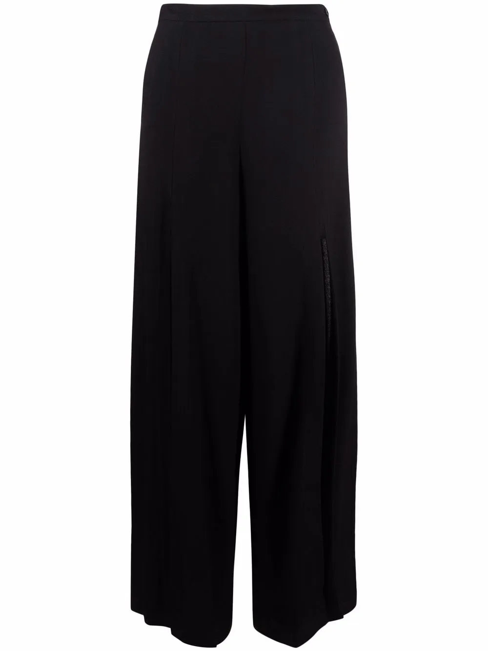 

ETRO pantalones anchos con abertura - Negro