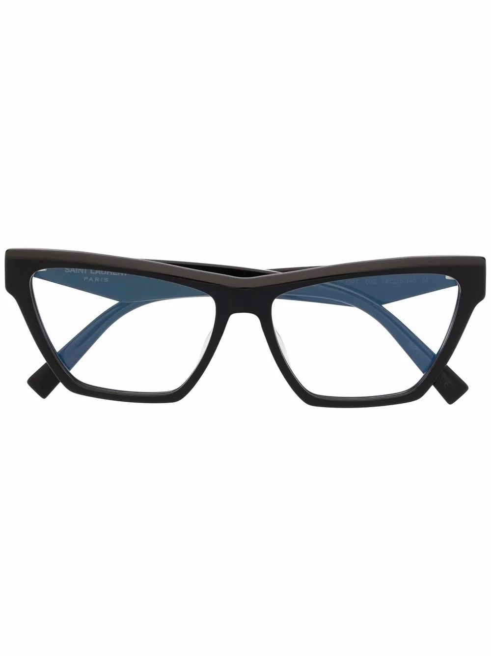 

Saint Laurent Eyewear lentes con armazón wayfarer - Negro