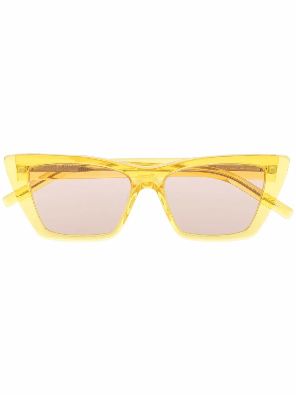 

Saint Laurent Eyewear wayfarer-frame sunglasses - Yellow