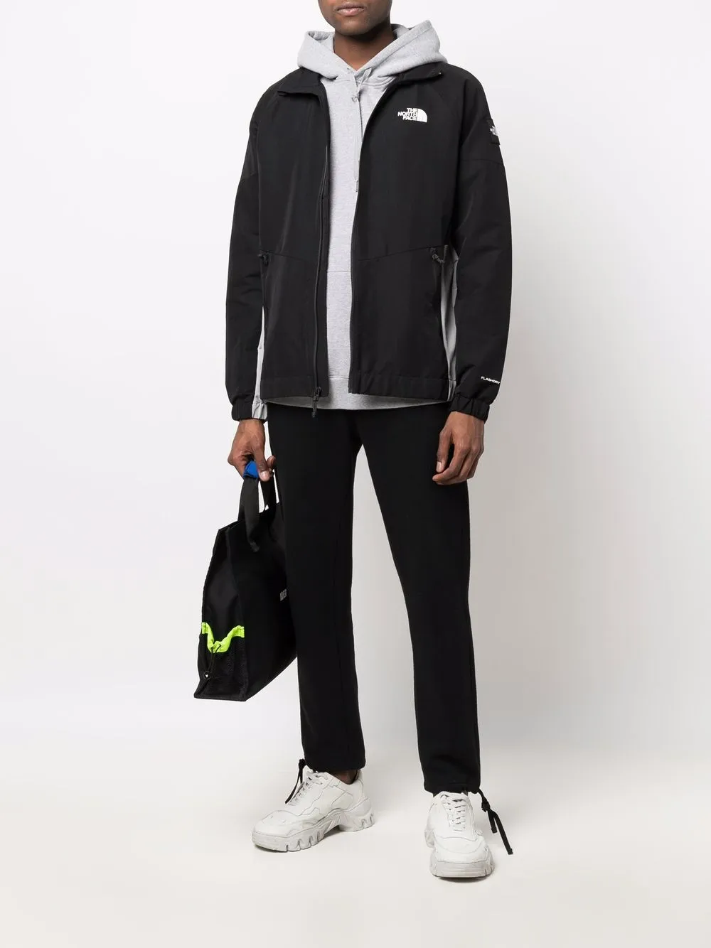 logo-print Funnel Neck Jacket - Farfetch