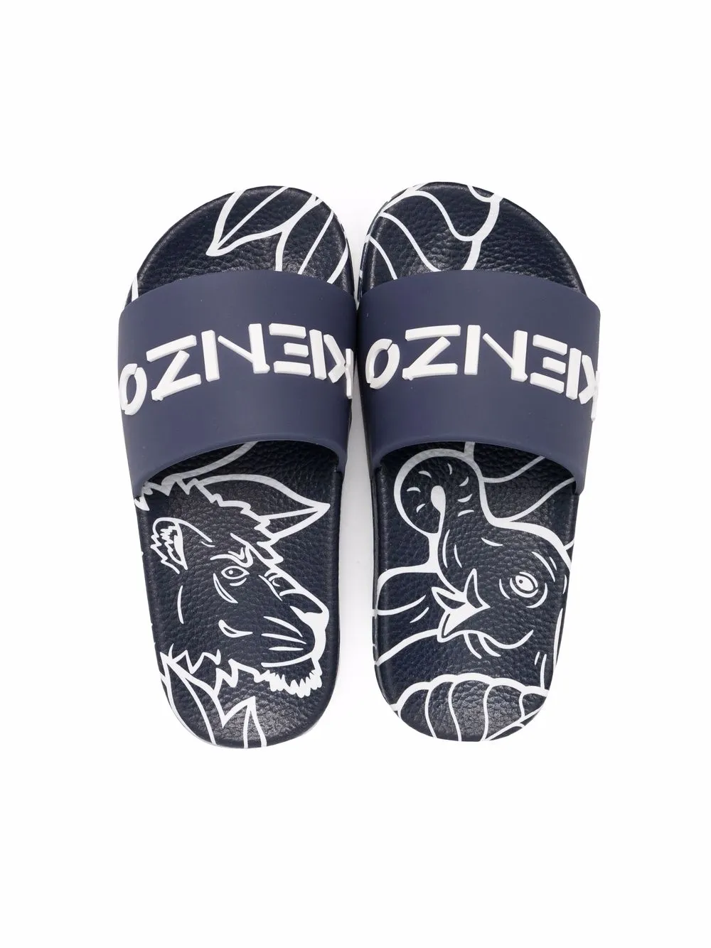 Kenzo Kids Pantoletten mit Logo-Print | Klassische Sandalen | Image 3