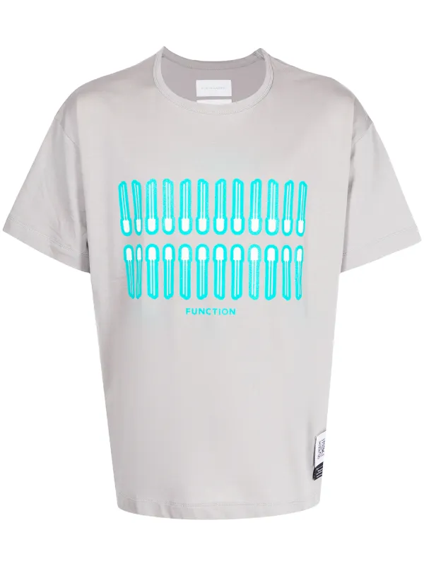 Fumito Ganryu Function-print short-sleeve T-shirt | Grey | FARFETCH