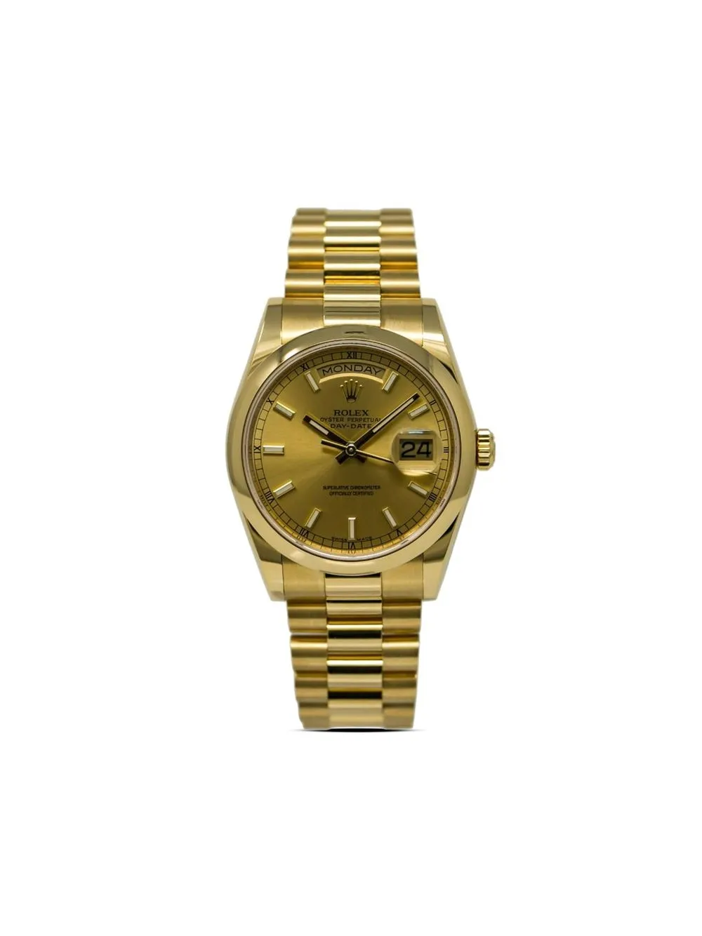 

Rolex reloj Day-Date de 36mm pre-owned - Dorado