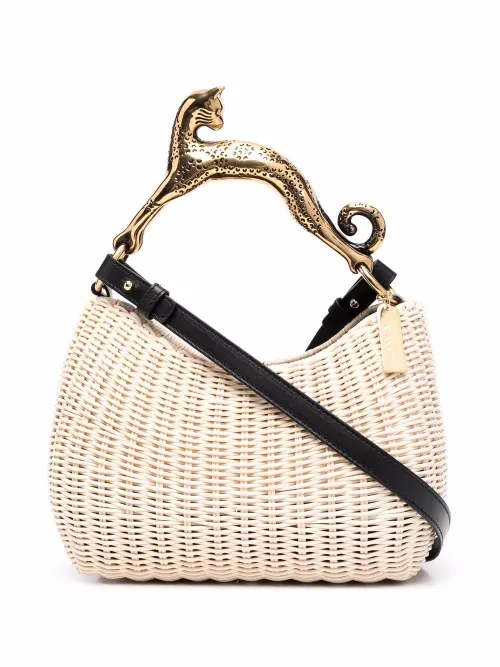 Sac à main tressé à anse structurée - Lanvin - Modalova