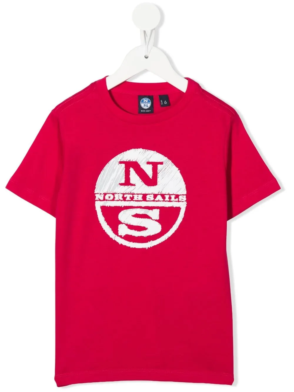 

North Sails Kids playera con logo estampado - Rosado